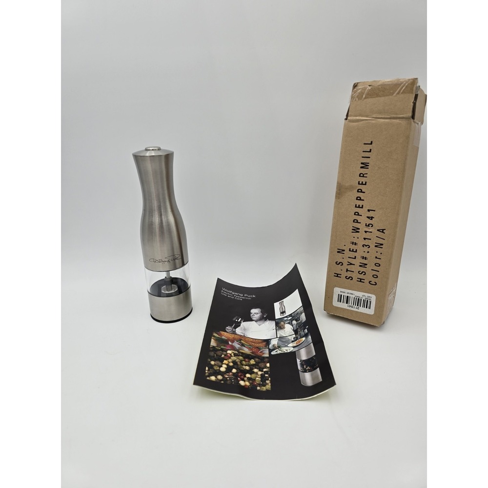 Wolfgang Puck Electric Pepper mill Battery Powered HSN